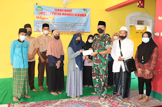 Kebumen Berbagi Berkah, Dandim 0709/Kebumen Santuni Kaum Dhuafa